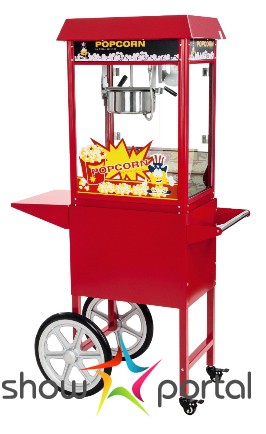 Popcorn na retro vozíku