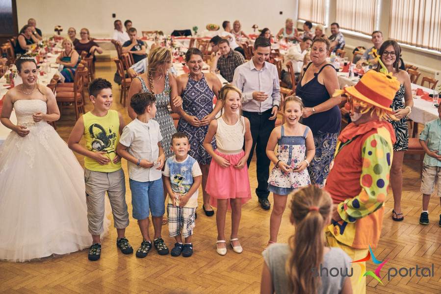 Klaun na oslavu nebo svatbu
