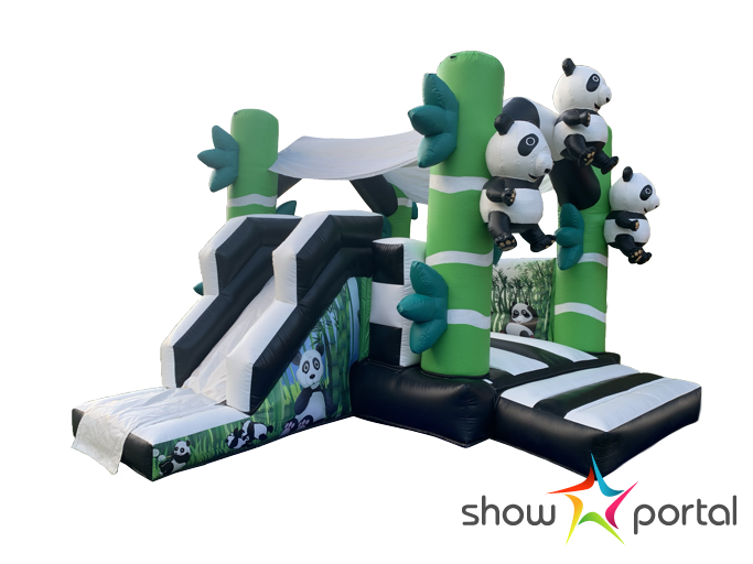 Skákací hrad se skluzavkou - Panda