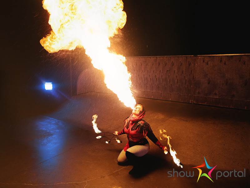 ALIATRIX | Ohnivá sólo show