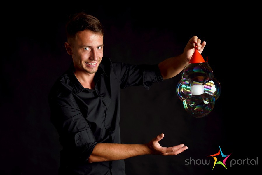 Profesionální bublinová show
