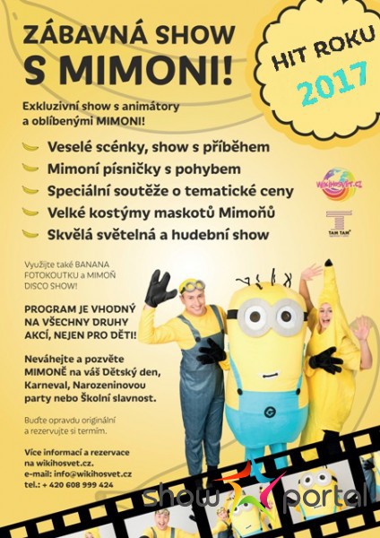 NAROZENINOVÁ PARTY S MIMONI - Nejlepší dětská oslava s kamarádem Wikim a (nejen) s Mimoni