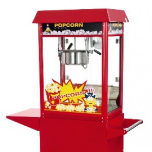 Popcorn na retro vozíku