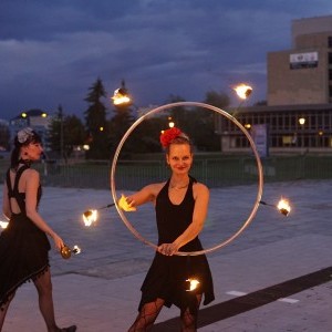 Hula Hoop Ohnivá Fire Show