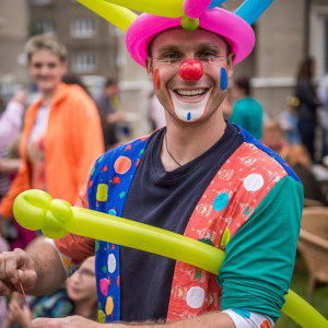 BALÓNKOVÝ KLAUN vhodný pro všechny typy dětských eventů