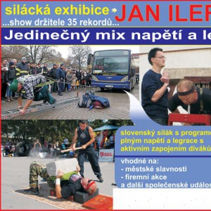 Silácká exhibice - slovenský silák Jan Ilevskij