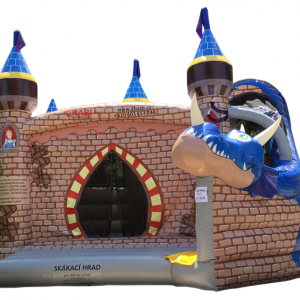 Skákací hrad Drak - se skluzavkou