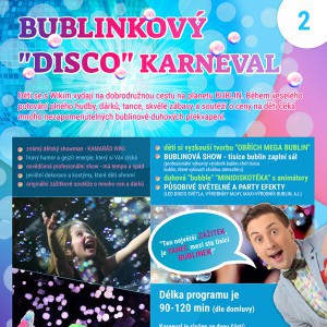 Bublinkový disco karneval s Wikim