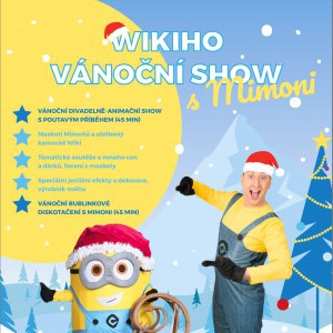 WIKIHO VÁNOČNÍ SHOW S MIMONI - VÁNOČNÍ bláznivá jízda s WIKIM a partou oblíbených MIMOŇŮ