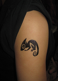 Tetování airbrush
