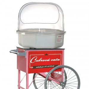 Cukrová vata na retro vozíku / svítící cukrová vata